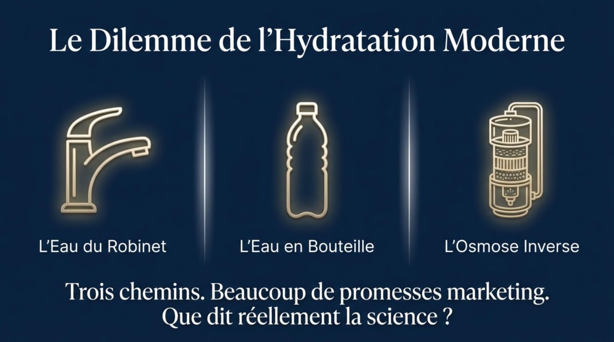 Quelle eau boire ? Le grand comparatif scientifique : Robinet, Bouteille ou Filtrée