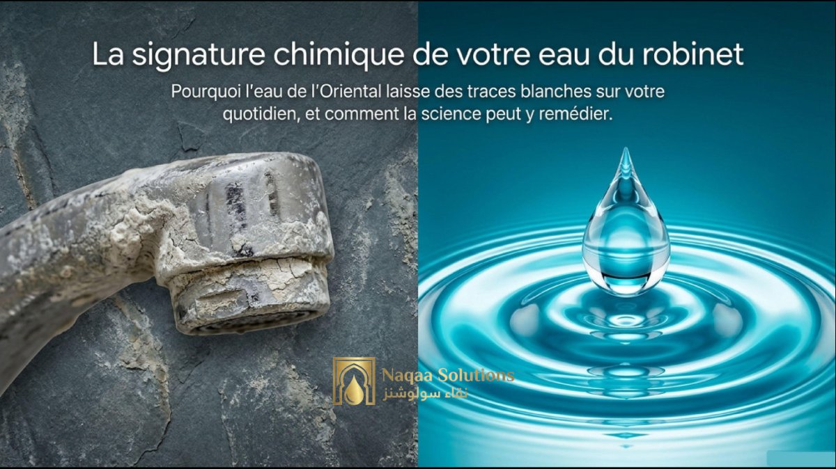 Eau calcaire dans l'Oriental : causes, dangers et solution osmoseur en 2026
