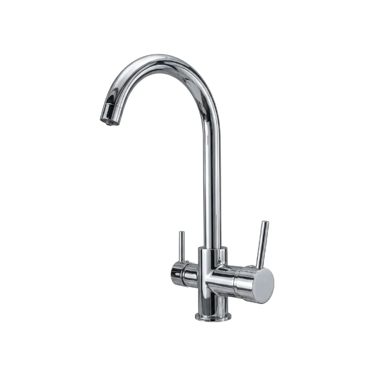 Robinet de cuisine à 3 sorties GRIS