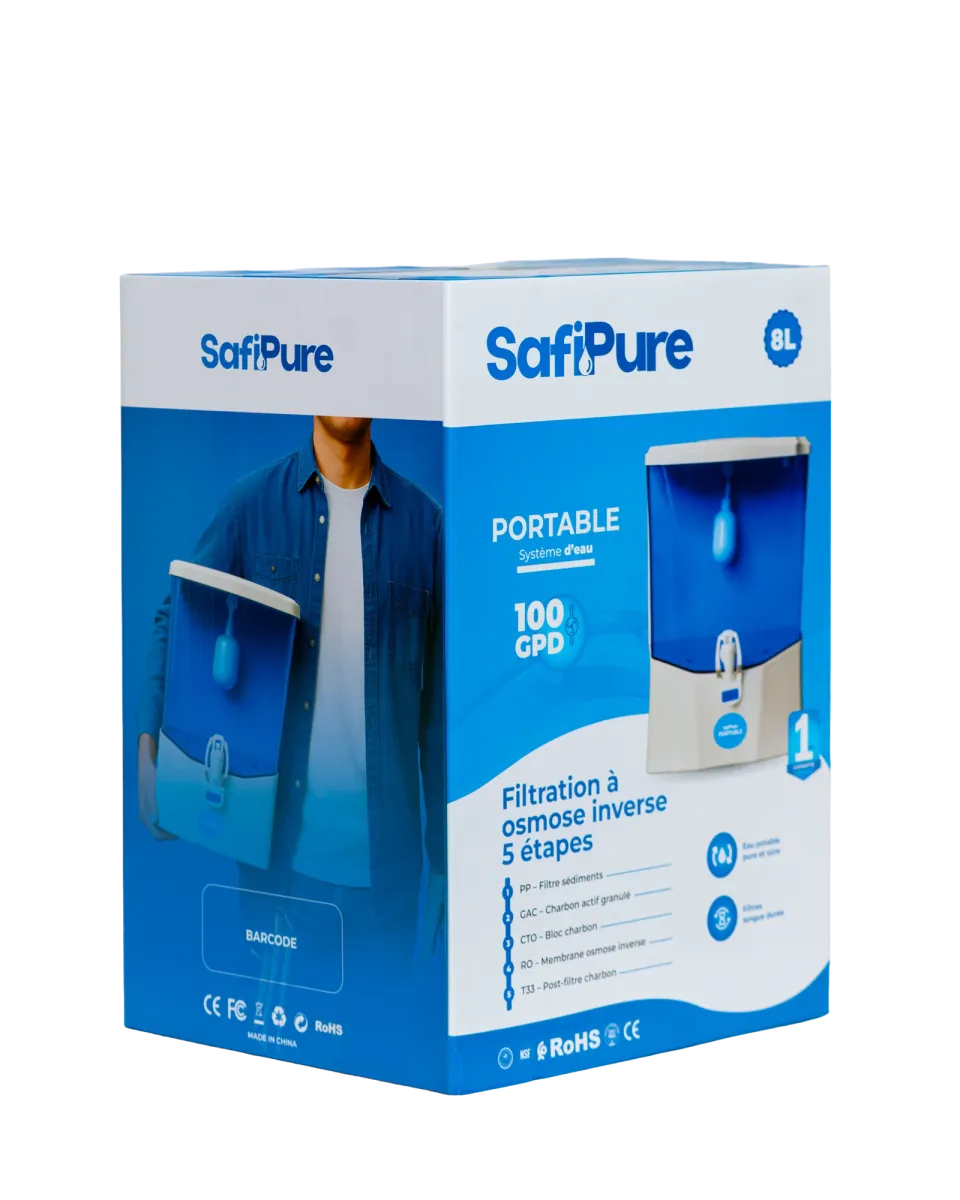 Osmoseur Inverse 5 Étapes - Safipure Portbale 100GPD 6